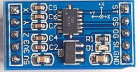  MMA7361 โมดูลเซ็นเซอร์ accelerometer